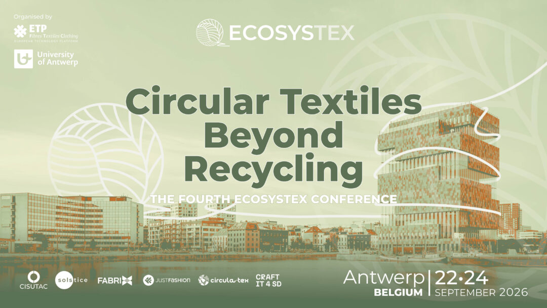 Just Fashion at ECOSYSTEX Conference 2026: Advancing Circular Textiles Through Innovation and Collaboration