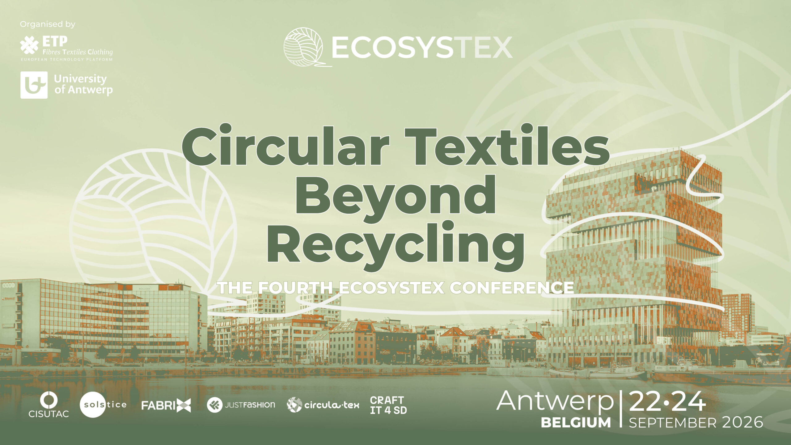 Just Fashion at ECOSYSTEX Conference 2026: Advancing Circular Textiles Through Innovation and Collaboration